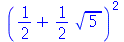 `*`(`^`(`+`(`/`(1, 2), `*`(`/`(1, 2), `*`(`^`(5, `/`(1, 2))))), 2))