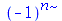 `^`(-1, n)