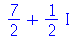 `+`(`/`(7, 2), `*`(`/`(1, 2), `*`(I)))