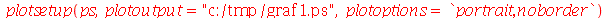 plotsetup(ps, plotoutput =