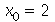x[0] = 2
