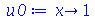 proc (x) options operator, arrow; 1 end proc