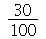 `*`(30, `/`(1, 100))