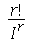 `/`(`*`(factorial(r)), `*`(`^`(I, r)))