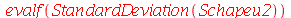 evalf(StandardDeviation(Schapeu2))