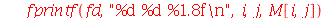fprintf(fd, 