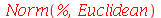 Norm(%, Euclidean)