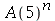 `^`(A(5), n)