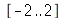 [-2 .. 2]