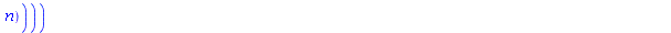 proc (r, theta, t, p1, p2) options operator, arrow; `+`(`*`(2, `*`(Sum(`+`(`*`(BesselJ(0, `/`(`*`(BesselJZeros(0, n), `*`(r)), `*`(a))), `*`(`+`(`*`(A1(0, n), `*`(cos(`/`(`*`(c, `*`(BesselJZeros(0, n)...