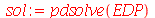 sol := pdsolve(EDP)