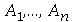 A[1], () .. (), A[n]