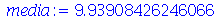 HFloat(9.93908426246066)