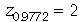 z[.9772] = 2