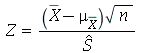 Z = `/`(`*`(`+`(conjugate(X), `-`(mu[conjugate(X)])), `*`(sqrt(n))), `*`(\))